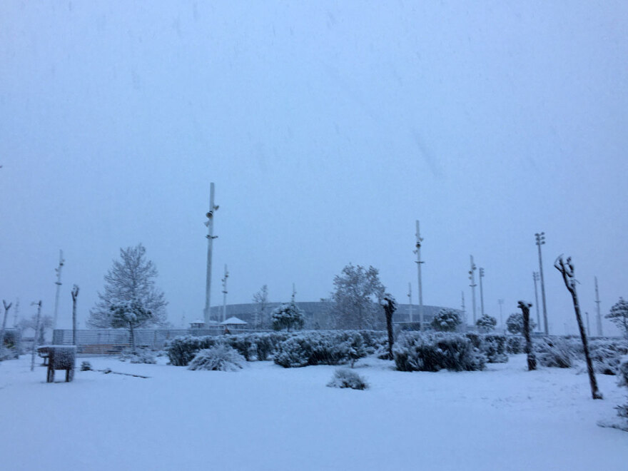 Κακοκαιρία «Μπάρμπαρα»: Στα λευκά το ΟΑΚΑ και η Κηφισίας - Δείτε εικόνες