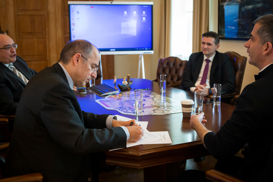 ﻿Προγραμματική συμφωνία μεταξύ της ΕΥΔΑΠ και του Δήμου Αθηναίων