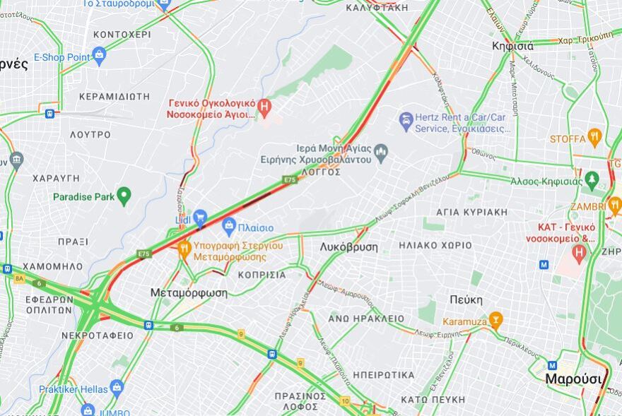 Εθνική Οδός Αθηνών-Λαμίας: Άνοιξε για τα φορτηγά - Μποτιλιάρισμα στην άνοδο
