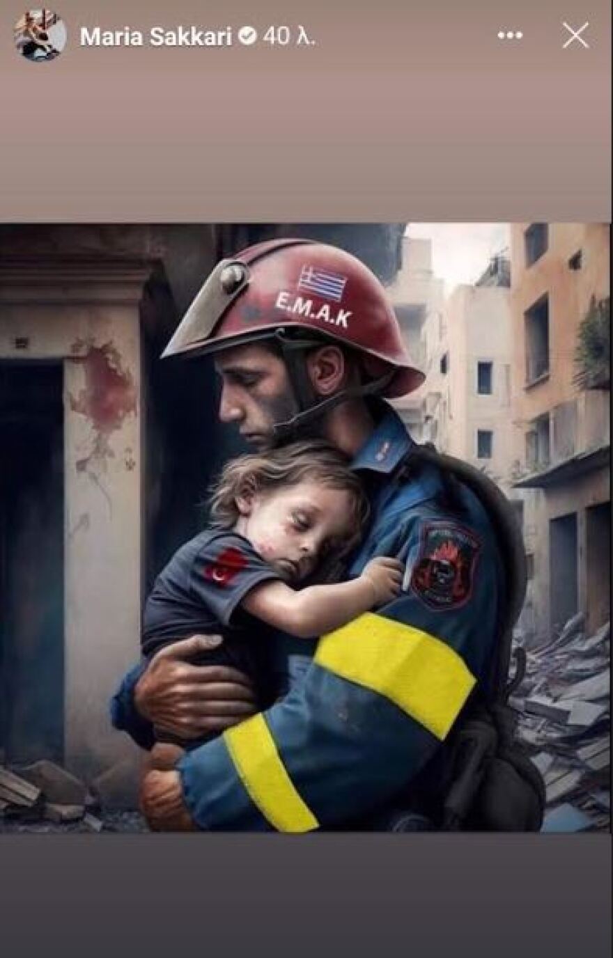 Μαρία Σάκκαρη: Η δημοσίευση της για την ΕΜΑΚ και τους σεισμούς στην Τουρκία 