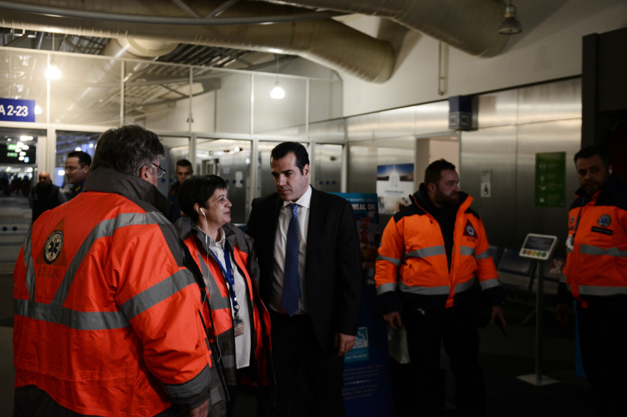 Στυλιανίδης και Πλεύρης υποδέχονται την ΕΜΑΚ που επιστρέφει από την Τουρκία