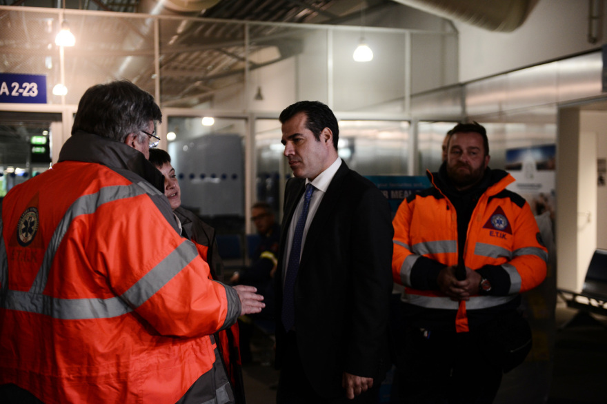 Στυλιανίδης και Πλεύρης υποδέχονται την ΕΜΑΚ που επιστρέφει από την Τουρκία