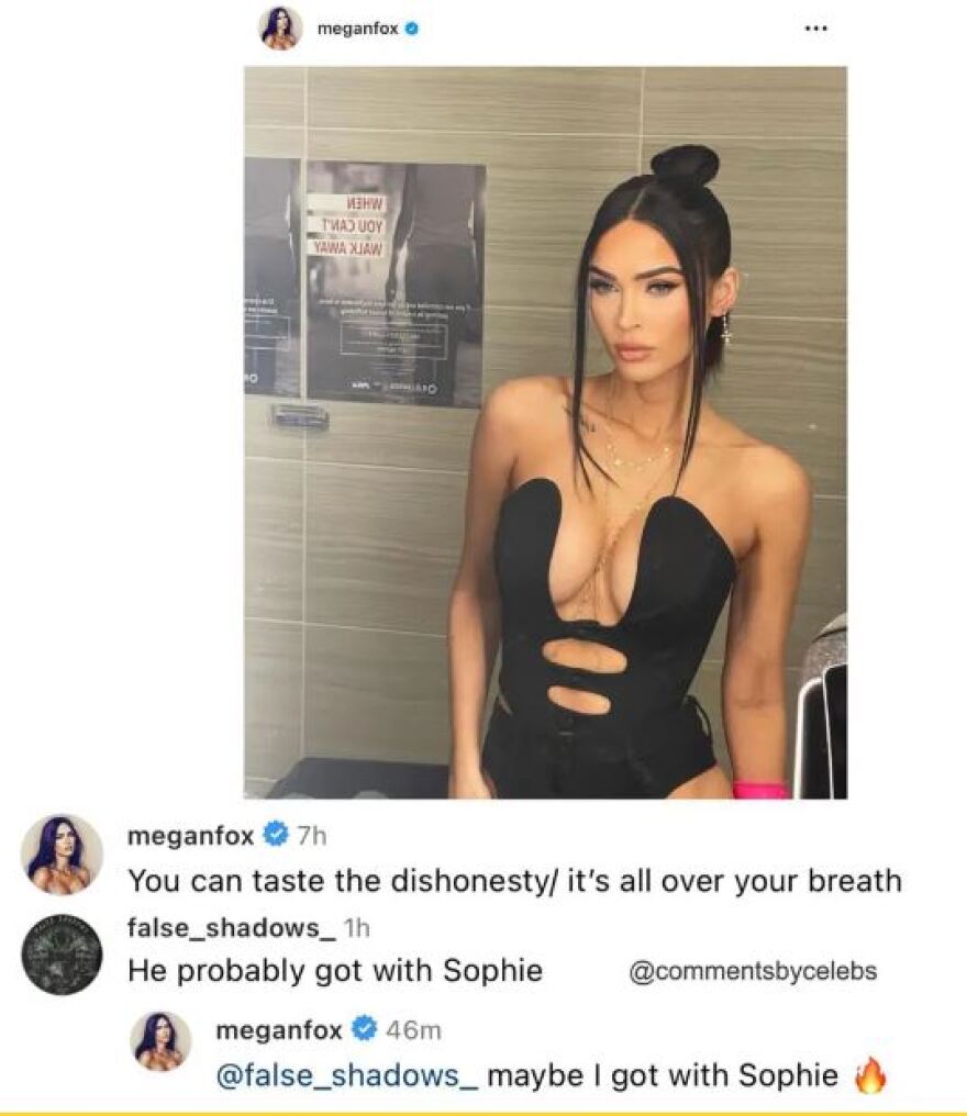 Μέγκαν Φοξ: Η απάντησή της όταν ρωτήθηκε αν την απάτησε ο Μασίν Γκαν Κέλι με την κιθαρίστριά του