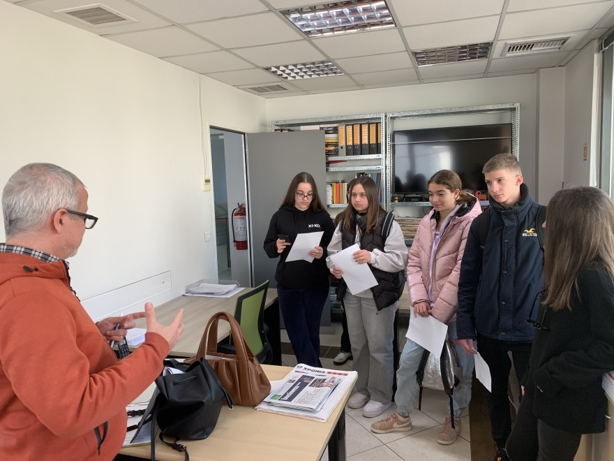 Το Γυμνάσιο Κρυονερίου «τύπωσε» το δικό του Πρώτο Θέμα