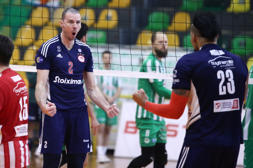 Τσάλεντζ Καπ βόλεϊ, Παναθηναϊκός - Ολυμπιακός 1-3: Στον τελικό με επική ανατροπή 