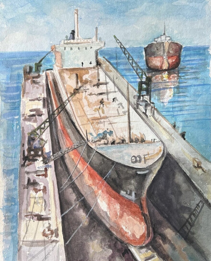 Γιάννης Μίχας: Παρουσιάζει τη νέα ατομική έκθεση ζωγραφικής «από σκουριά και αλμύρα»