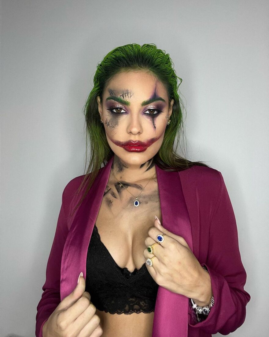 Βρισηίδα Ανδριώτου: Ντύθηκε σέξι Τζόκερ - Δείτε φωτογραφίες