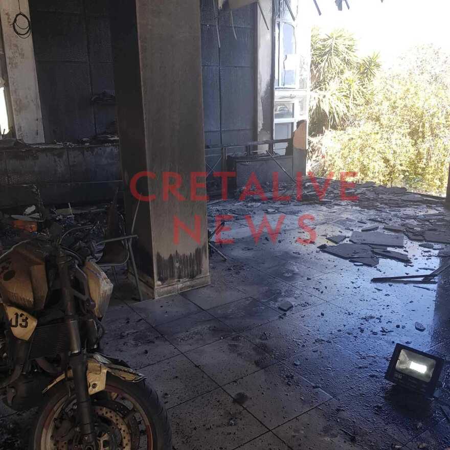 Ηράκλειο: Πατέρας δύο παιδιών ο 57χρονος νεκρός από τη φωτιά στην αντιπροσωπεία αυτοκινήτων