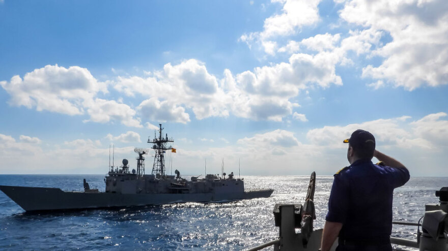 ΓΕΕΘΑ: Φωτογραφίες από άσκηση της φρεγάτας «ΣΑΛΑΜΙΣ» με δύο ισπανικές φρεγάτες