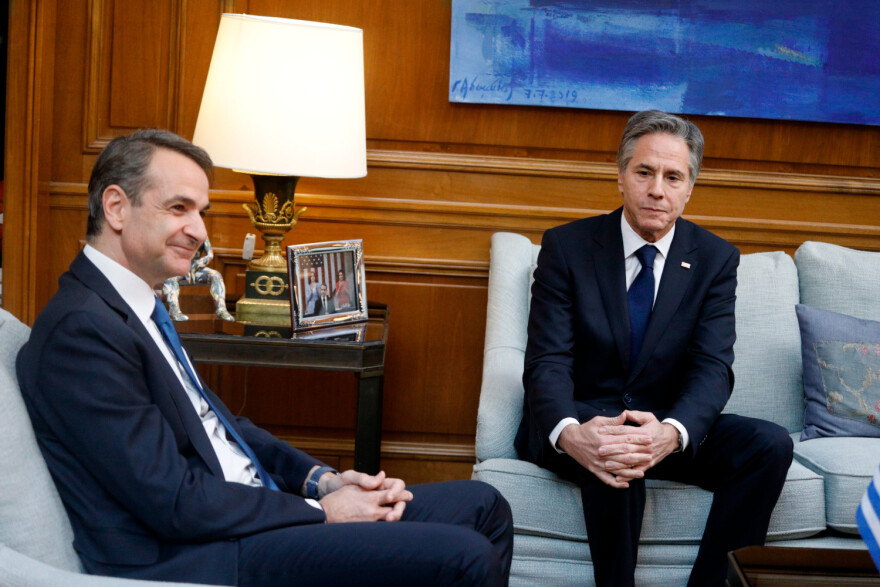 Συνάντηση Μητσοτάκη με Μπλίνκεν: Πυλώνας σταθερότητας η Ελλάδα - Αμερικανικό «ευχαριστώ» για τη βοήθεια στην Τουρκία