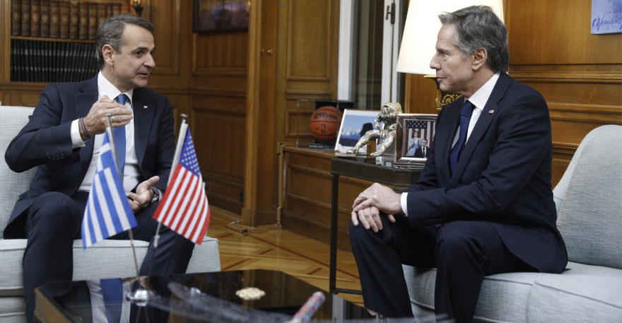 Κυριάκος Μητσοτάκης - Άντονι Μπλίνκεν: Το παρασκήνιο του δείπνου - Τι συζήτησαν για Τουρκία και Ουκρανία
