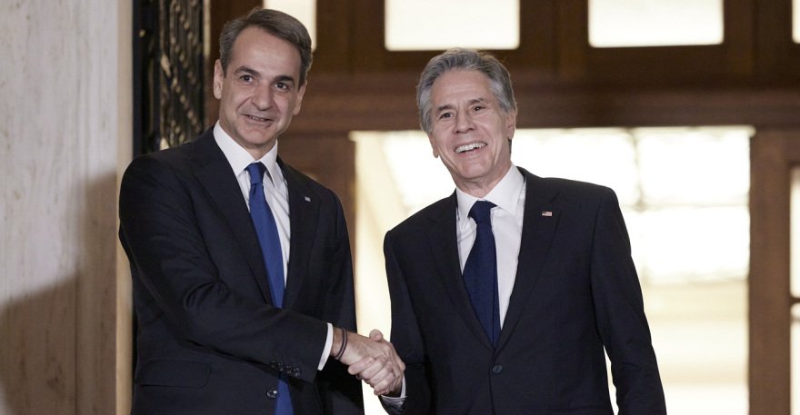 Κυριάκος Μητσοτάκης - Άντονι Μπλίνκεν: Το παρασκήνιο του δείπνου - Τι συζήτησαν για Τουρκία και Ουκρανία
