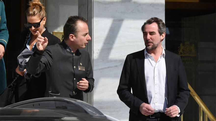 Στη «Μεγάλη Βρεταννία» Νικόλαος και Τατιάνα Μπλάτνικ - Δείτε φωτογραφίες