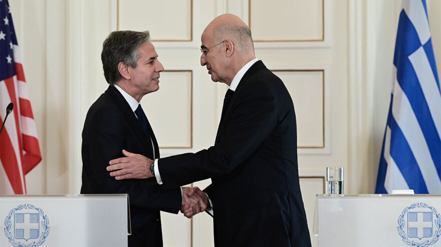 Άντονι Μπλίνκεν για ελληνοτουρκικά: Πρέπει να αποφεύγονται απειλές που αυξάνουν την ένταση