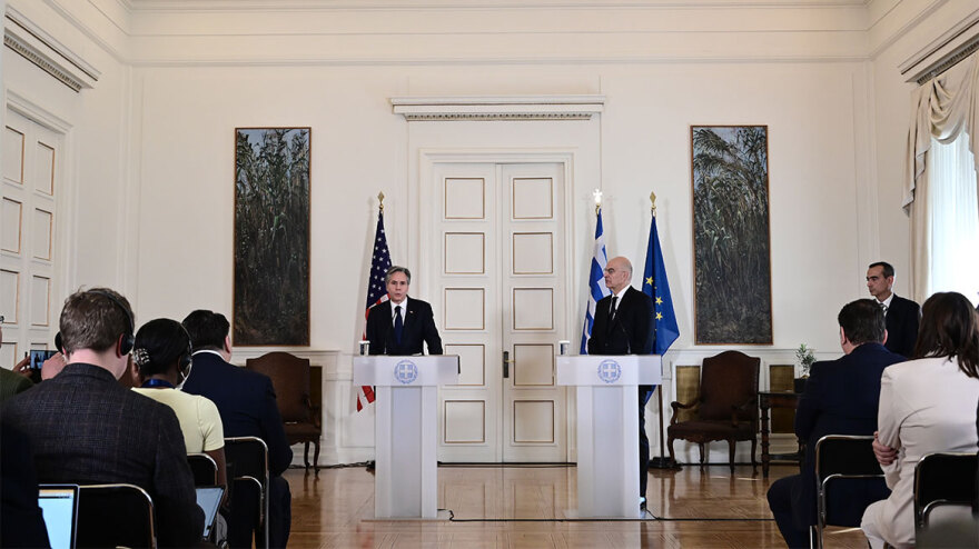 Άντονι Μπλίνκεν για ελληνοτουρκικά: Πρέπει να αποφεύγονται απειλές που αυξάνουν την ένταση