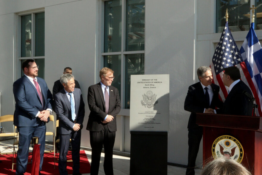 Ο Μπλίνκεν εγκαινίασε τη νέα πτέρυγα της αμερικανικής πρεσβείας - Δείτε φωτογραφίες