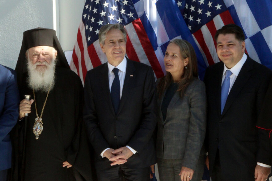 Ο Μπλίνκεν εγκαινίασε τη νέα πτέρυγα της αμερικανικής πρεσβείας - Δείτε φωτογραφίες