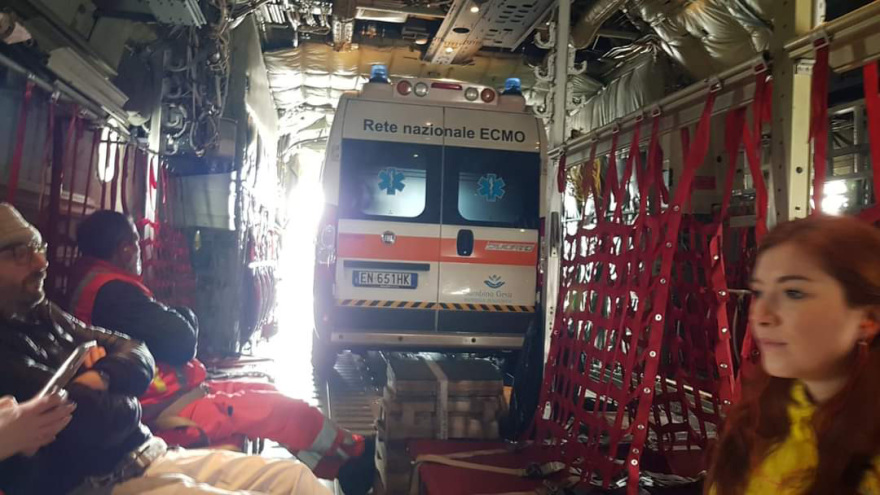 Aεροδιακομιδή 7χρονου από το Ωνάσειο σε νοσοκομείο της Ρώμης για μεταμόσχευση καρδιάς