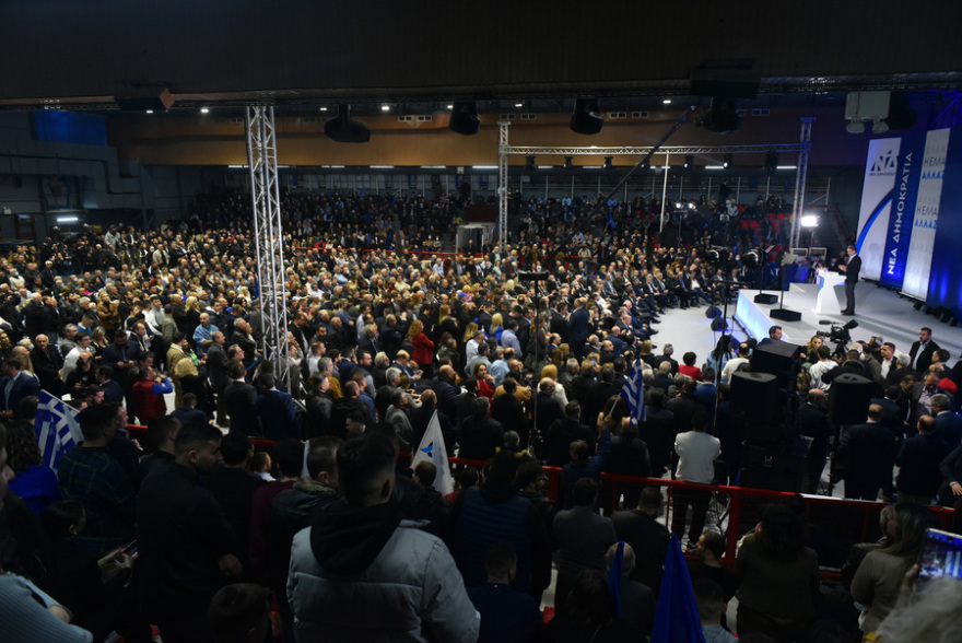 Μητσοτάκης από Λάρισα: Ο Παππάς καταδικάστηκε για το πιο ατιμωτικό αδίκημα (βίντεο)