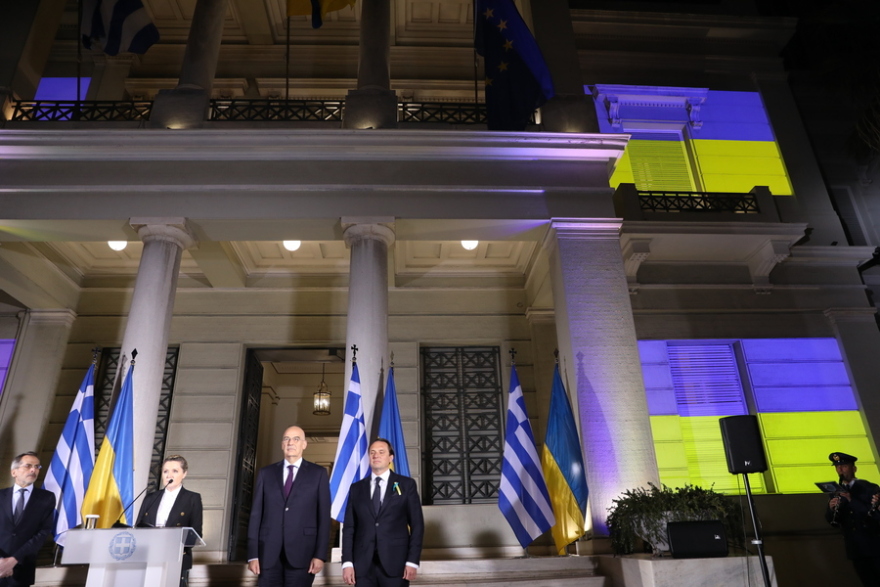 Δένδιας: Η Ελλάδα από την πρώτη μέρα στέκεται δίπλα στον ουκρανικό λαό και ενάντια στον αναθεωρητισμό