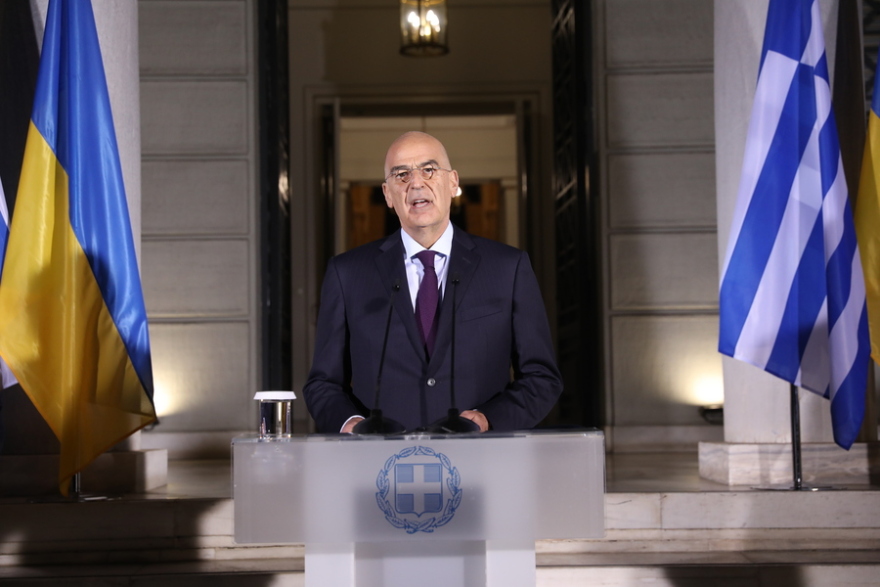 Δένδιας: Η Ελλάδα από την πρώτη μέρα στέκεται δίπλα στον ουκρανικό λαό και ενάντια στον αναθεωρητισμό