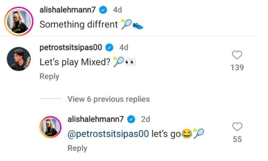 O Πέτρος Τσιτσιπάς πρότεινε στη σέξι ποδοσφαιρίστρια Αλίσα Λεμάν να γίνουν τενιστικό ζευγάρι! 