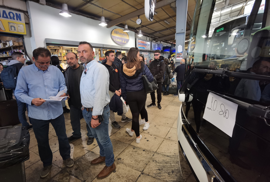 Απόκριες: Το αδιαχώρητο στον Κηφισό: Τα λεωφορεία αναχωρούν ανά 5' για Πάτρα