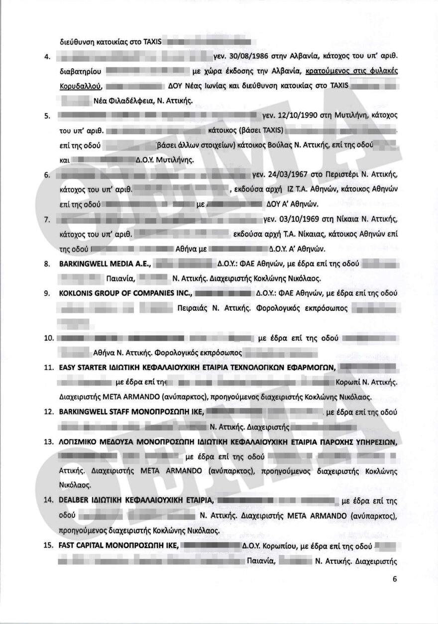 Κοκλώνης: Το έγγραφο της έρευνας της Αρχής Ξεπλύματος - Θα ζητήσουμε εξηγήσεις, θα δώσουμε απαντήσεις, λέει ο παραγωγός