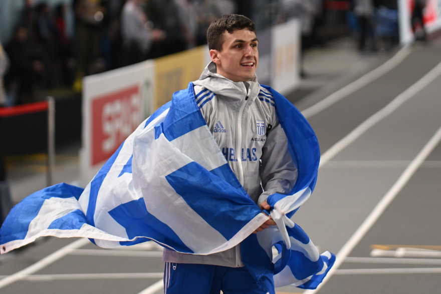  Ευρωπαϊκό πρωτάθλημα κλειστού στίβου: Ασημένιο μετάλλιο στο τριπλούν ο Ανδρικόπουλος