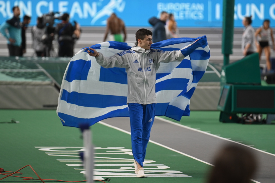  Ευρωπαϊκό πρωτάθλημα κλειστού στίβου: Ασημένιο μετάλλιο στο τριπλούν ο Ανδρικόπουλος