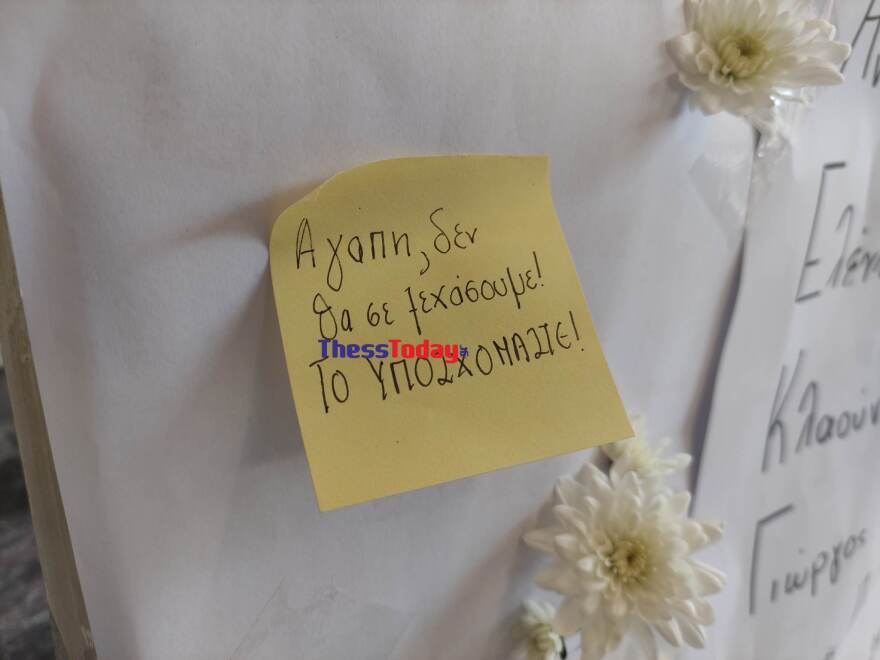 Σύγκρουση τρένων στα Τέμπη - ΑΠΘ: Η λίστα-«μνημείο» με τα ονόματα των νεκρών φοιτητών - «Δεν σας ξεχνάμε»