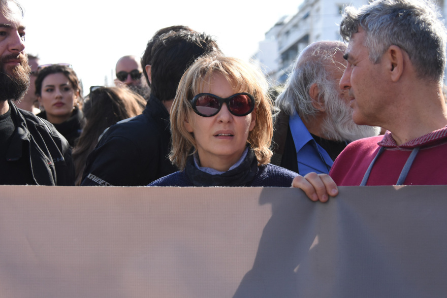 Πορεία για τα Τέμπη: Οι Έλληνες ηθοποιοί στο συλλαλητήριο - Δείτε φωτογραφίες και βίντεο