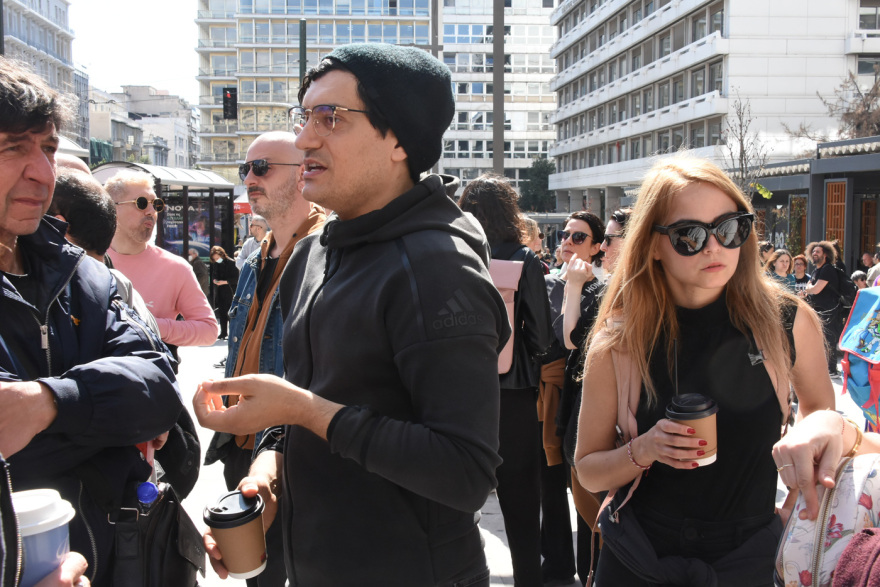 Πορεία για τα Τέμπη: Οι Έλληνες ηθοποιοί στο συλλαλητήριο - Δείτε φωτογραφίες και βίντεο