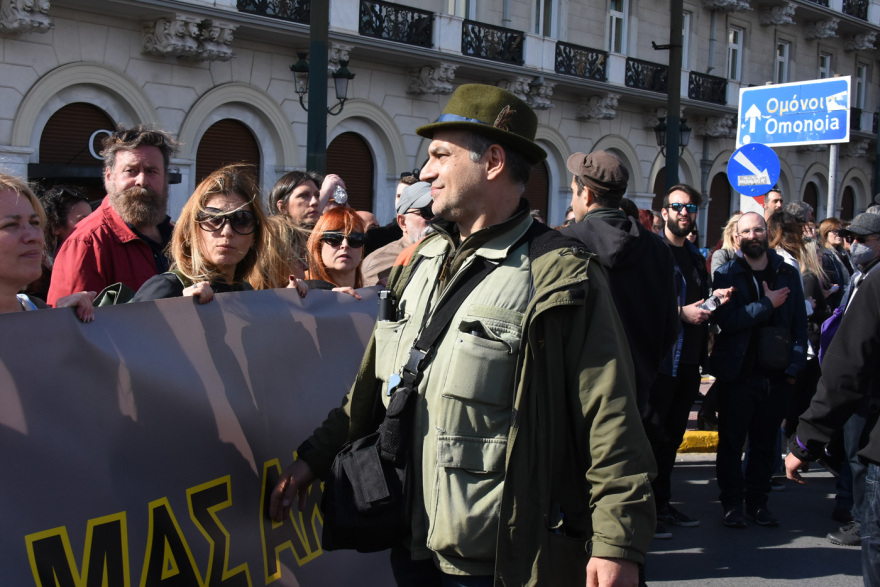 Πορεία για τα Τέμπη: Οι Έλληνες ηθοποιοί στο συλλαλητήριο - Δείτε φωτογραφίες και βίντεο