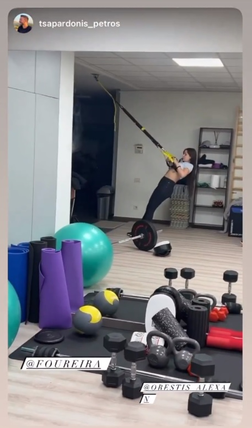 Ελένη Φουρέιρα: Σαν να μη γέννησε ποτέ - Η φωτογραφία από το γυμναστήριο