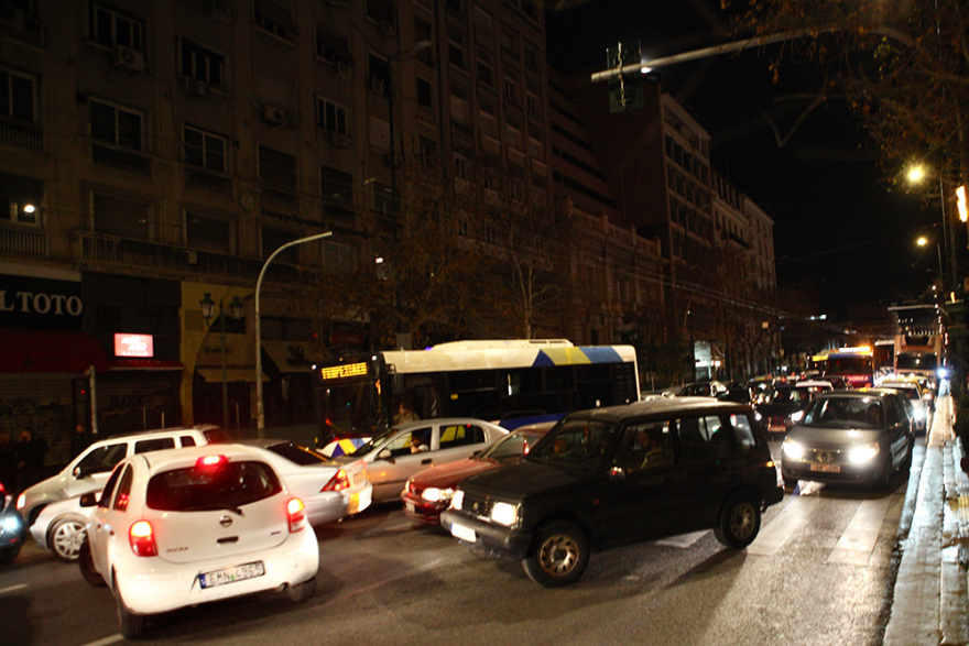 Διακοπή κυκλοφορίας στην Πανεπιστημίου έπειτα από συναυλία