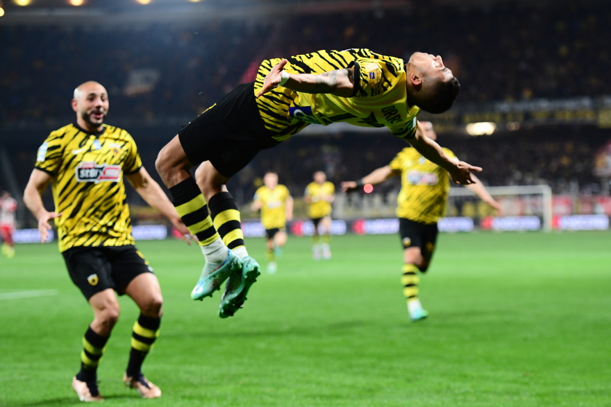 Super League 1, ΑΕΚ-Ολυμπιακός 1-3: Ερυθρόλευκο πάρτι -  Δείτε τα γκολ 