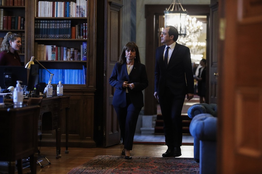 Σακελλαροπούλου σε Χριστοδουλίδη: Διαρκές μέλημα και κορυφαία εθνική προτεραιότητα το Κυπριακό