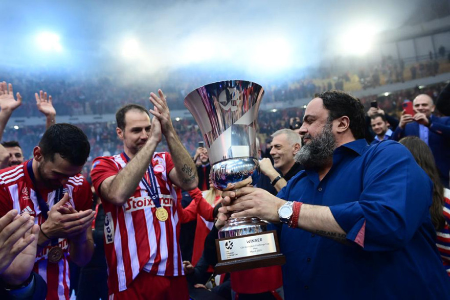 Challenge Cup βόλεϊ ανδρών: Κυπελλούχος Ευρώπης ο Ολυμπιακός - Δείτε βίντεο και φωτογραφίες