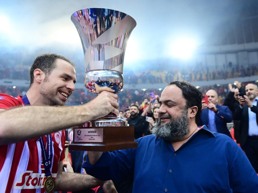 Challenge Cup βόλεϊ ανδρών: Κυπελλούχος Ευρώπης ο Ολυμπιακός - Δείτε βίντεο και φωτογραφίες