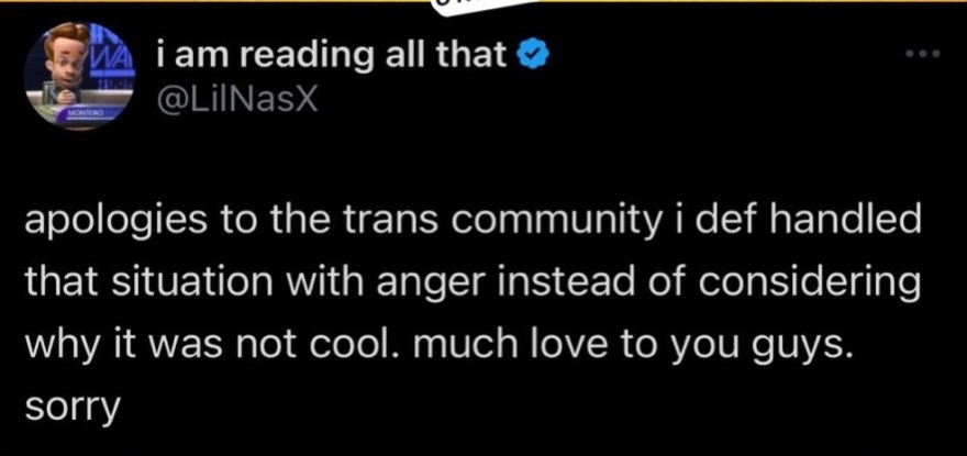 Lil Nas X: Aντιδράσεις μετά το κοροϊδευτικό σχόλιο σε μία τρανς κοπέλα - Αναγκάστηκε να ζητήσει συγγνώμη