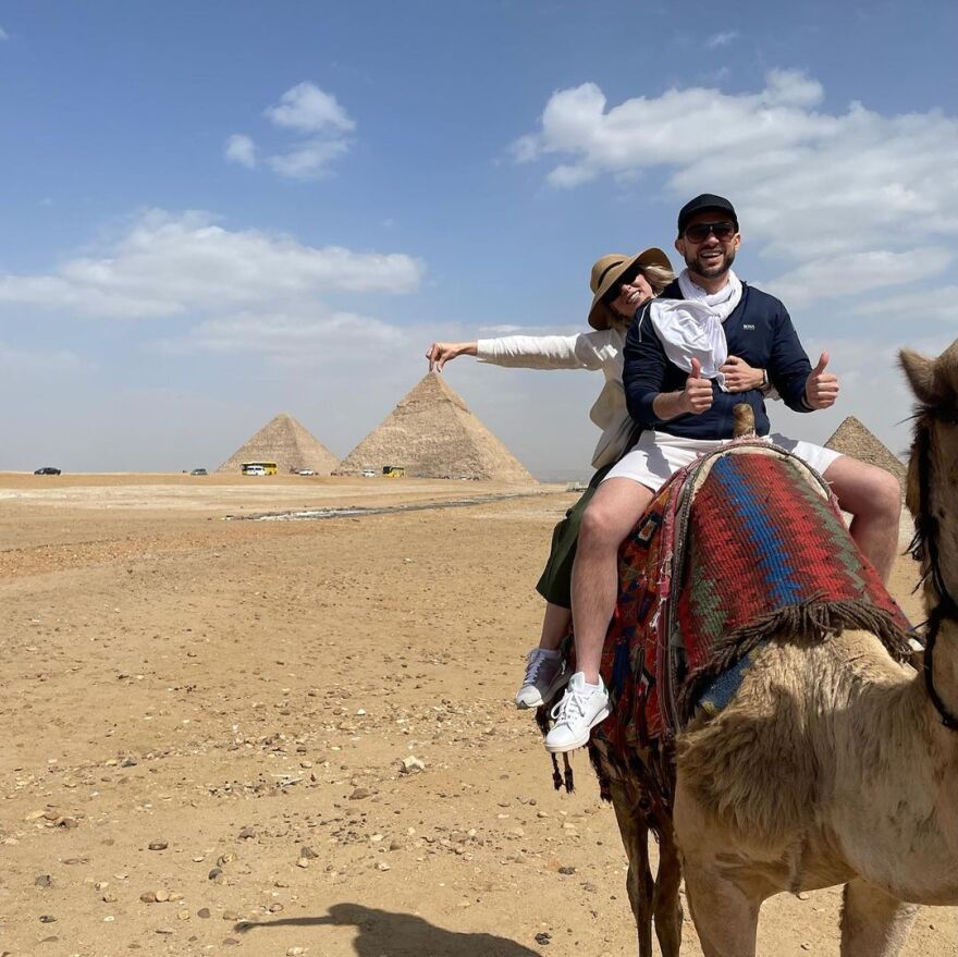 Καλομοίρα: Το φωτογραφικό άλμπουμ της από το ταξίδι στο Κάιρο για το πάρτι της Χρουσαλά