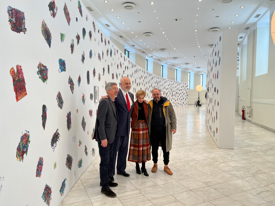 Ο καλλιτέχνης Έντι Ράμα - Η έκθεση «Improvisations» με τα έργα του στο Ζάππειο Μέγαρο (φωτογραφίες)