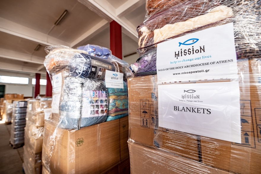 Στη Δαμασκό ο Ιερώνυμος - Εκκλησία και «Αρχιεπισκοπή» παρέδωσαν ανθρωπιστική βοήθεια στους σεισμόπληκτους