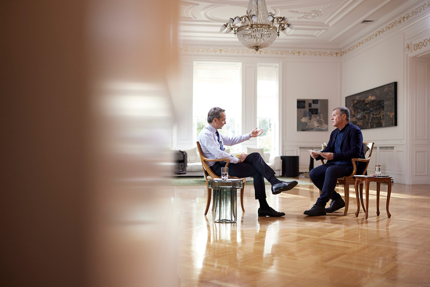 Μητσοτάκης: Πρώτη κάλπη τον Μάιο, η δεύτερη θα μας υποδείξει «πώς» θα κυβερνηθεί η χώρα - Τι είπε για τη σχέση του με Ανδρουλάκη