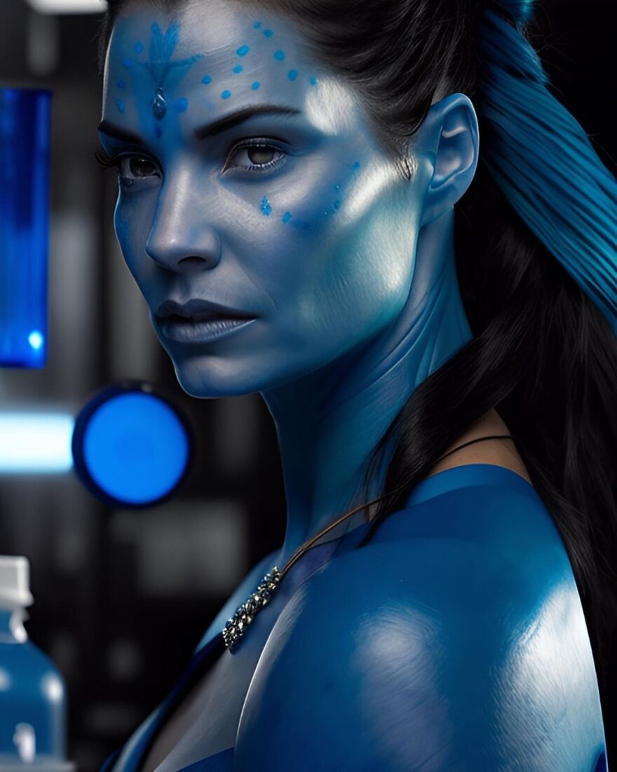 Μαρία Κορινθίου: Μεταμορφώθηκε σε Avatar - Δείτε φωτογραφίες