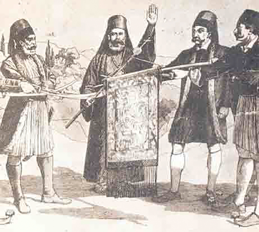 Τα γεγονότα πριν την 25η Μαρτίου 1821, η επανάσταση στην Πάτρα και η Αγία Λαύρα