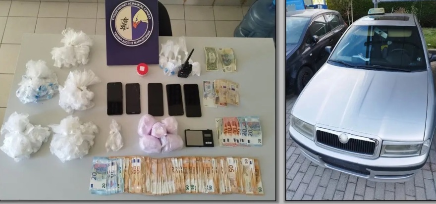 Λάρισα: Ταξιτζής έκανε delivery κοκαΐνης