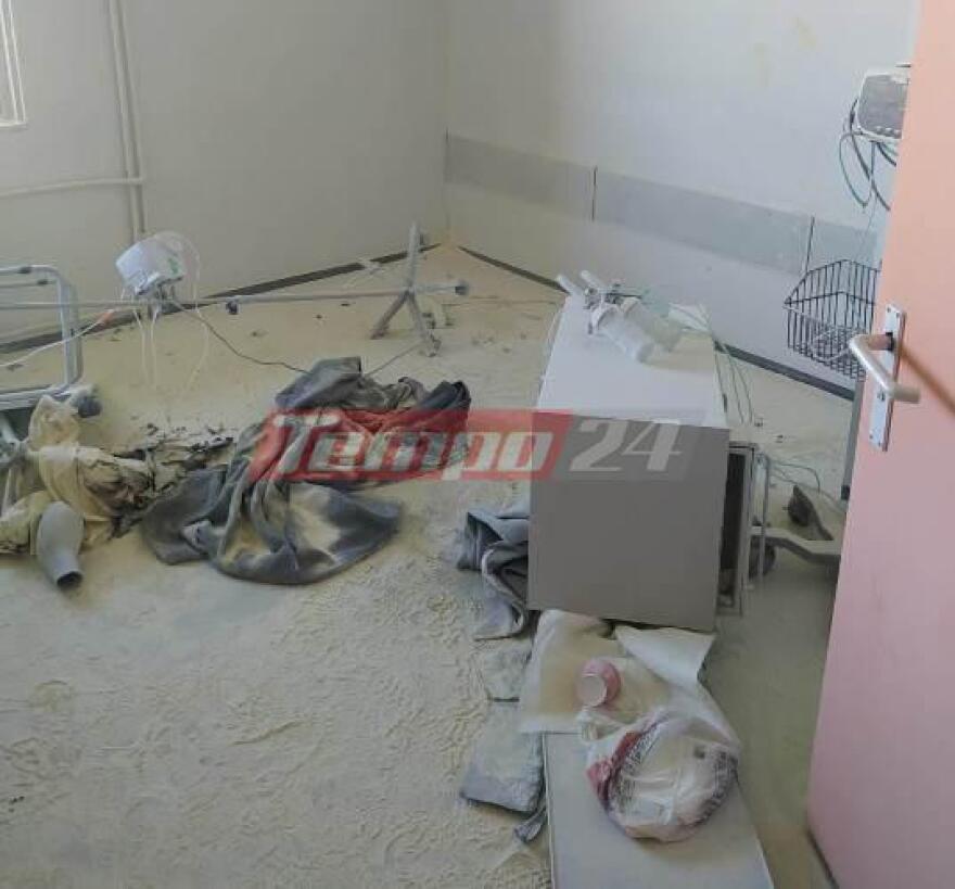 Νοσοκομείο Ρίου: Διασωληνώθηκε ο ασθενής που έβαλε φωτιά με τσιγάρο στο στρώμα του (φωτογραφίες)