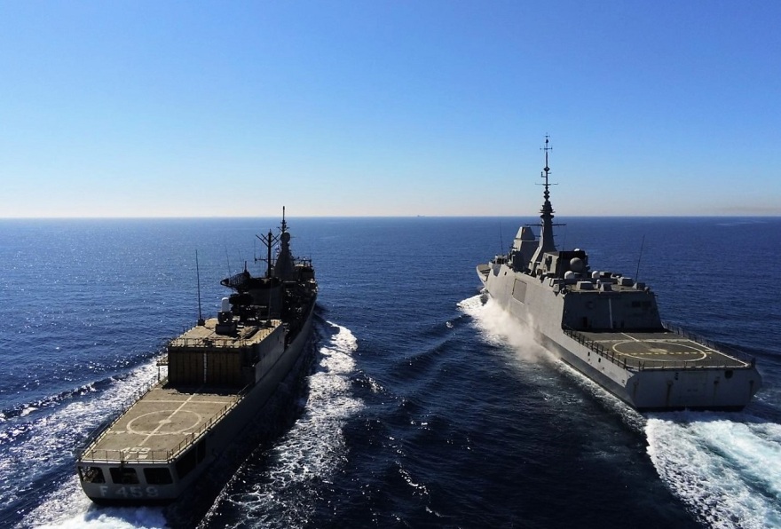 Συνεκπαίδευση των Ενόπλων Δυνάμεων με τη Γαλλική Φρεγάτα «FS Provence»